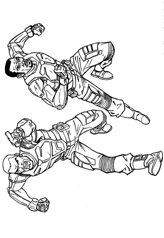 Kids-n-fun.com | 44 coloring pages of G.I. Joe